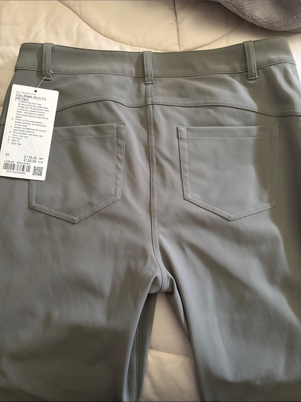 Lululemon City Sleek Slim-Fit HR Pant